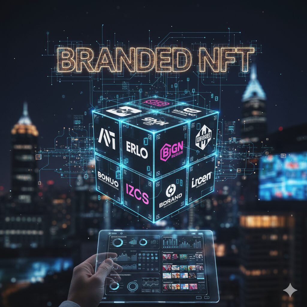 NFTブランド化のイメージ図