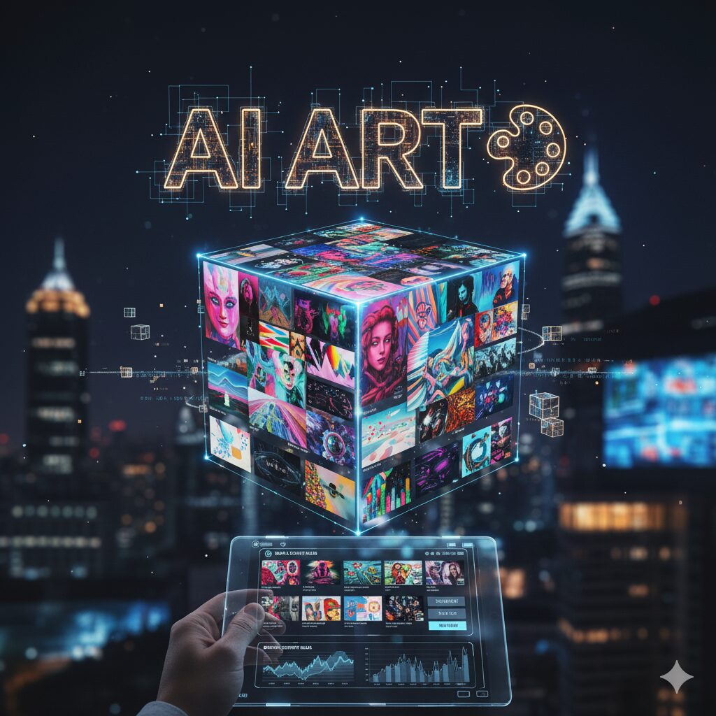 AIアートを生成してNFT化販売