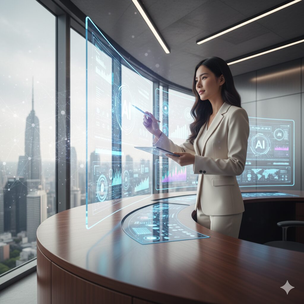 AIで差をつけるイメージ図
