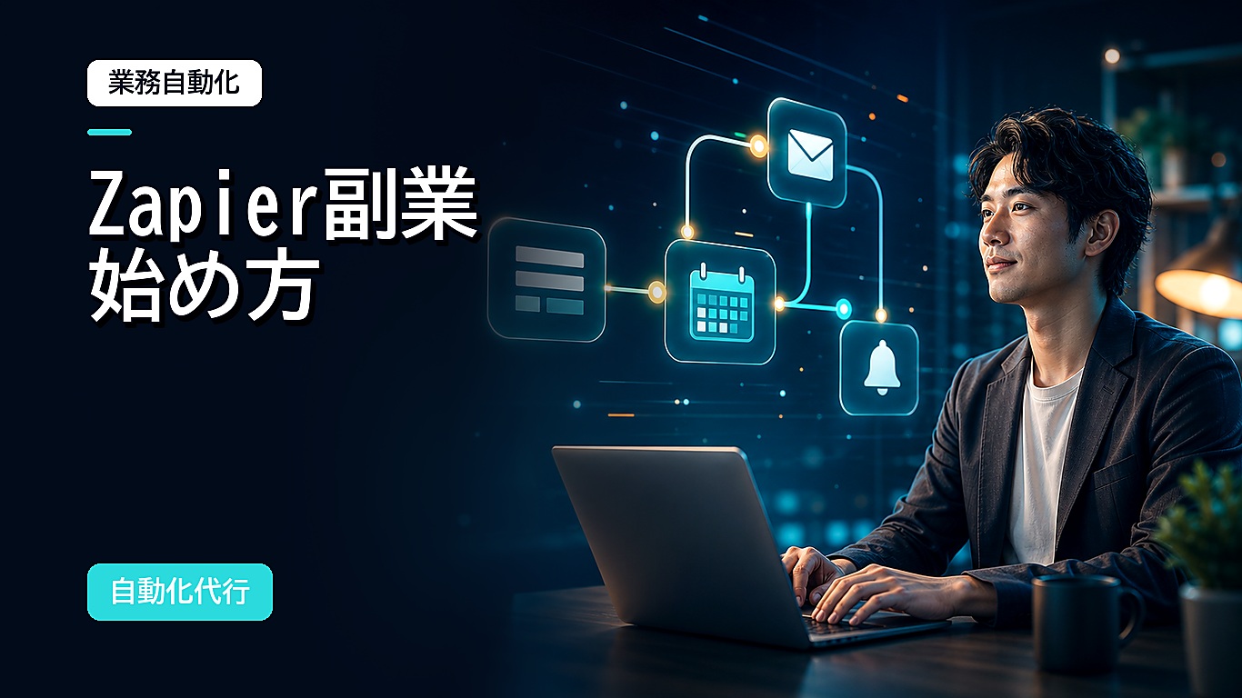 Zapier副業の始め方【2026年最新】未経験から業務自動化代行で月3万円を稼ぐ5ステップ
