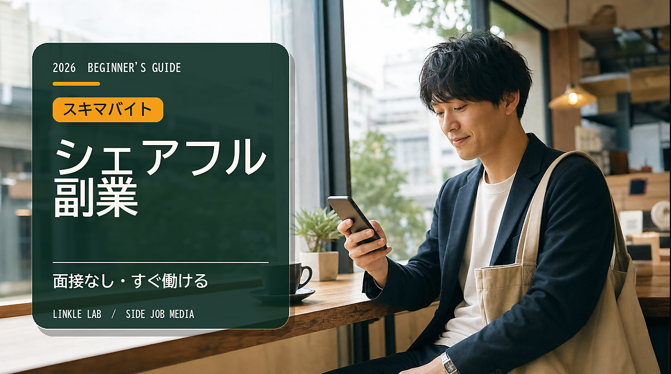 シェアフル副業の始め方を解説する記事のアイキャッチ
